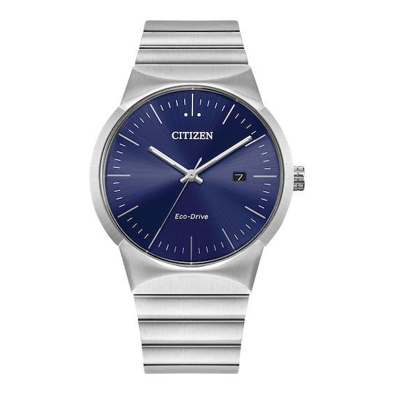 Citizen Axiom Mens Silver Tone Stainless Steel Bracelet Watch Bm7580-51l, One Size Product Image