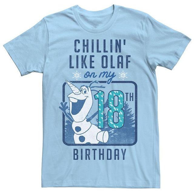 Disneys Frozen Olaf Mens Chillin Like On My 18th Birthday Tee Product Image