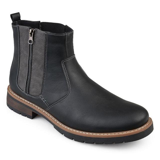 Vance Co. Pratt Mens Ankle Boots Black Product Image