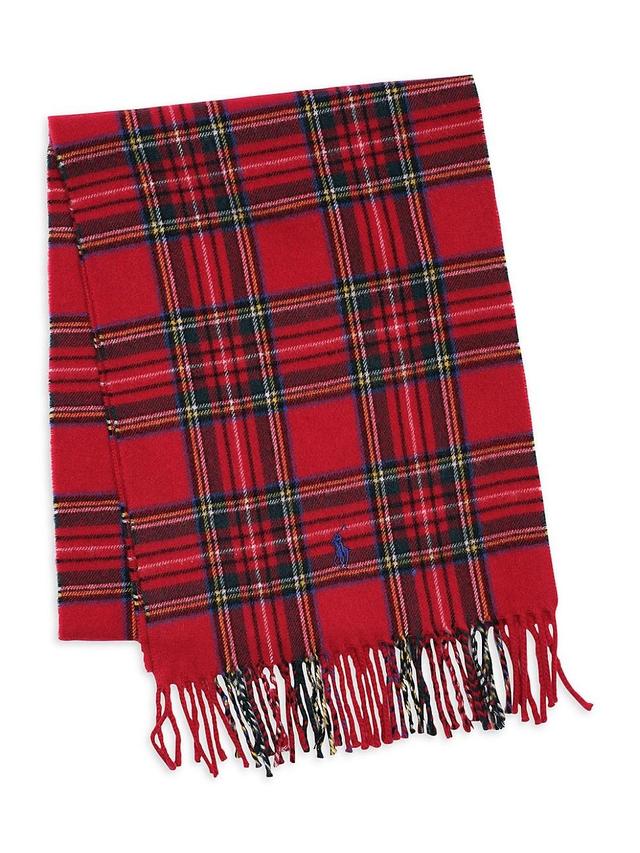 Mens Original Label Cashmere Plaid Scarf Product Image