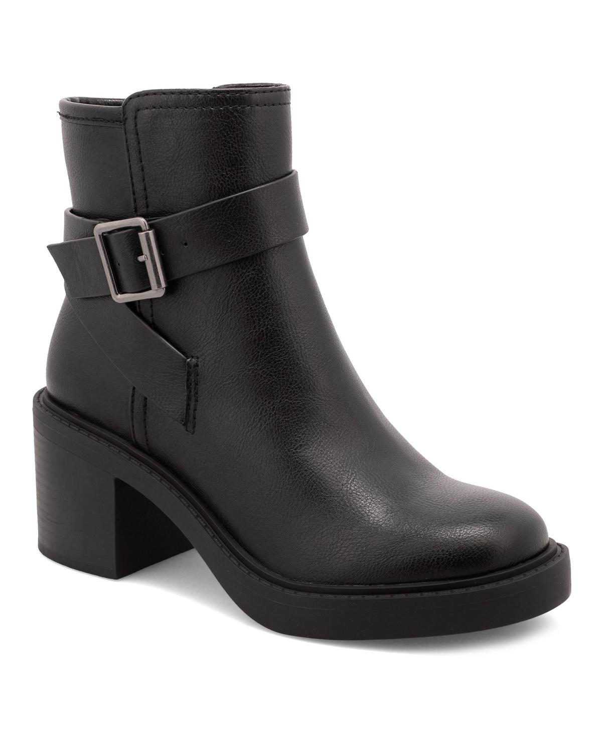 Mia Womens Gryfinn Block Heel Booties Product Image