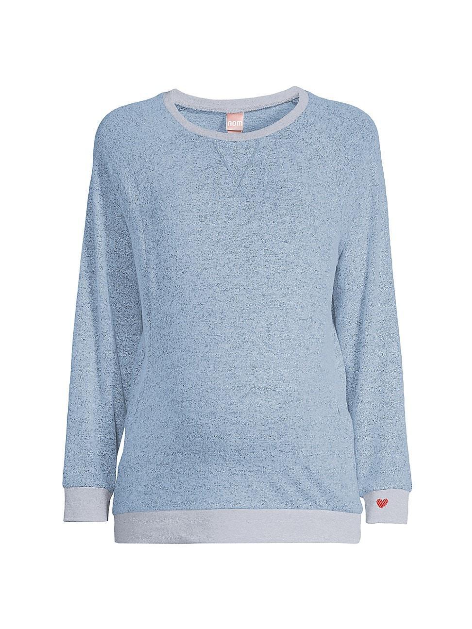 Womens Heart On My Sleeve Nursing Sweatshirt Product Image