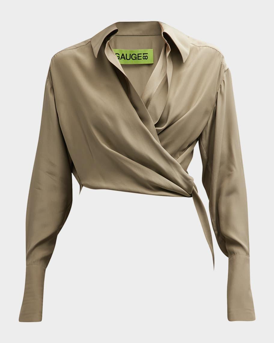 Sabinas Silk Wrap Shirt Product Image