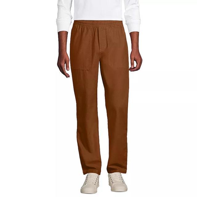 Mens Lands End Textured Twill Hemmed Work Pants Product Image