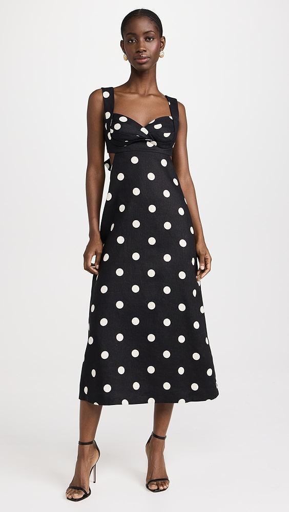 Zimmermann Crush Midi Dress | Shopbop Product Image