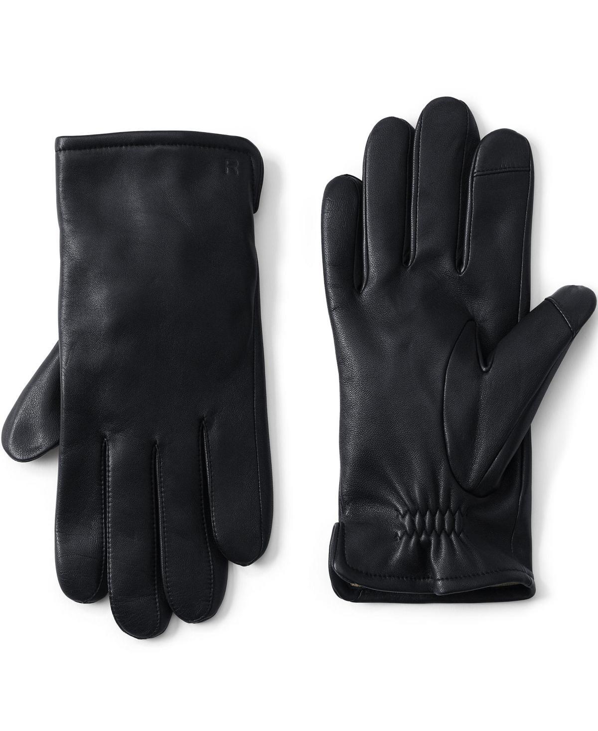 Lands End Mens Cashmere Lined Ez Touch Leather Glove Product Image