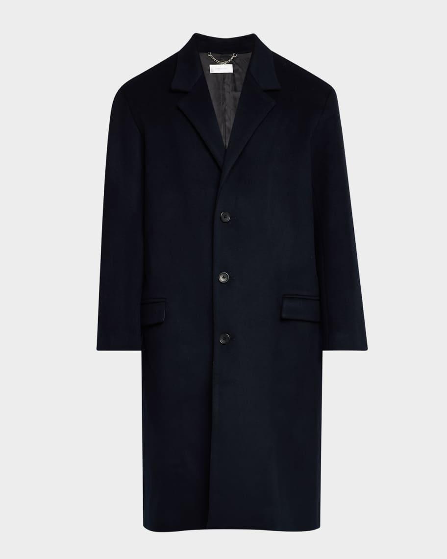 Men's Brushed Wool Overcoat Product Image