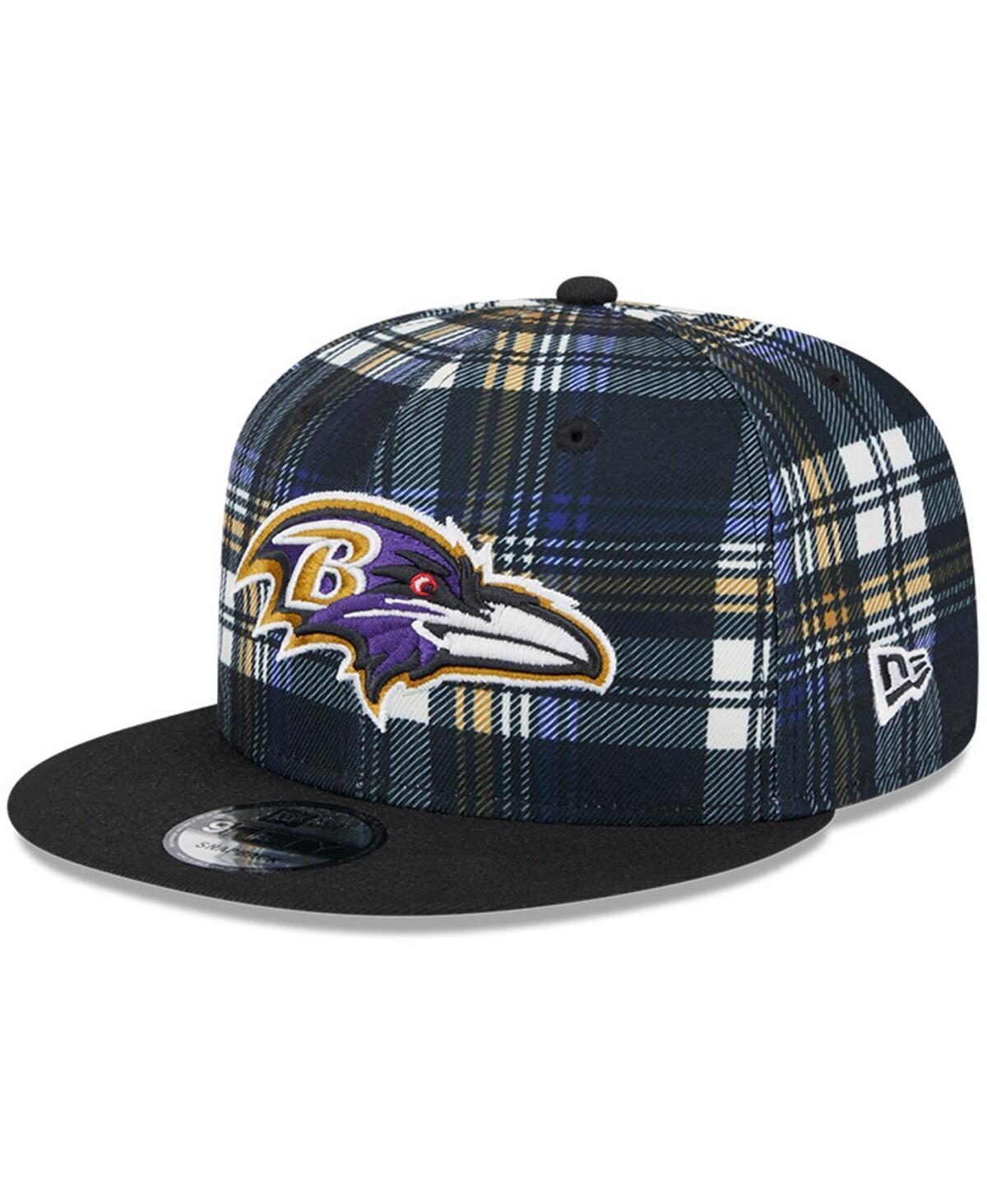 New Era Mens Black Baltimore Ravens 2024 Sideline Statement 9FIFTY Snapback Hat Product Image