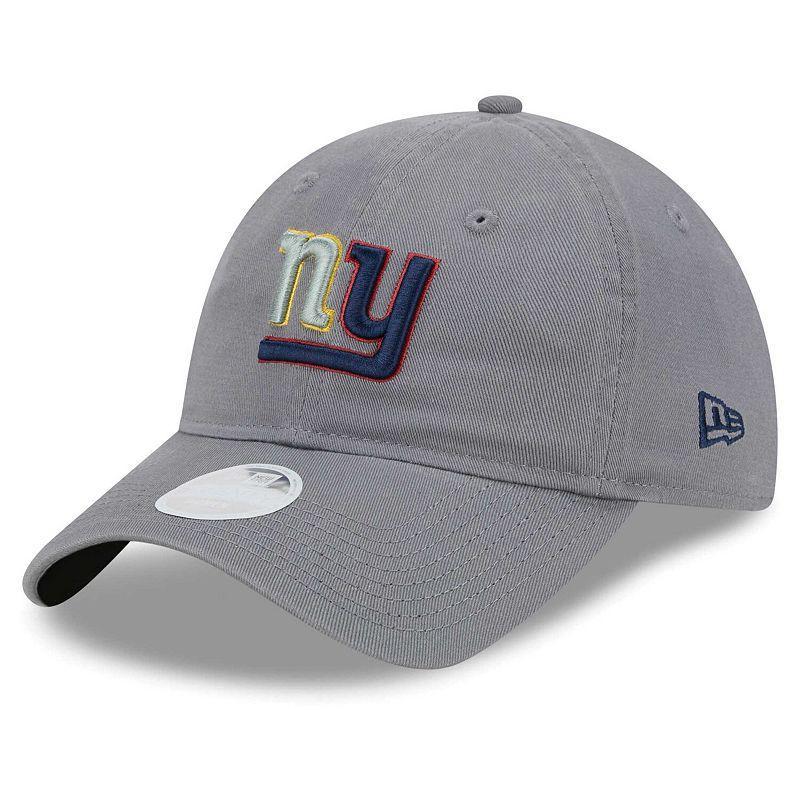 Womens New Era Gray New York Giants Color Pack Multi 9TWENTY Adjustable Hat Product Image