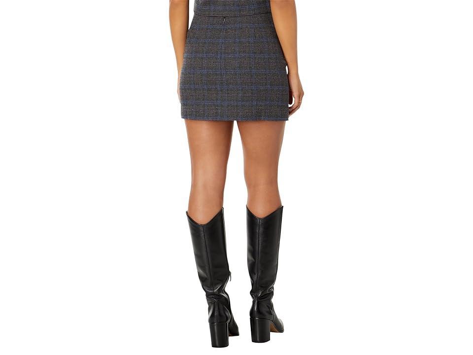 Madewell Wool-Blend Mini Skirt in Plaid (Mini Glen Plaid) Women's Skirt Product Image