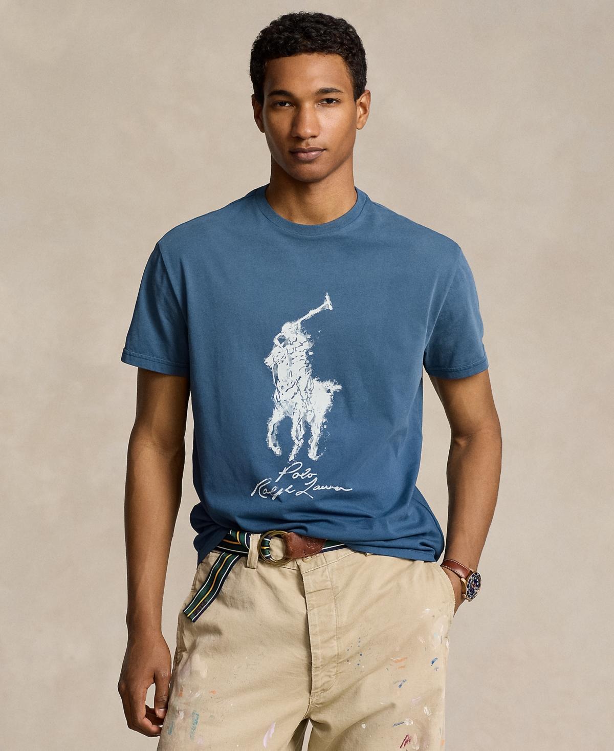 Mens Pony Jersey Crewneck T-Shirt Product Image