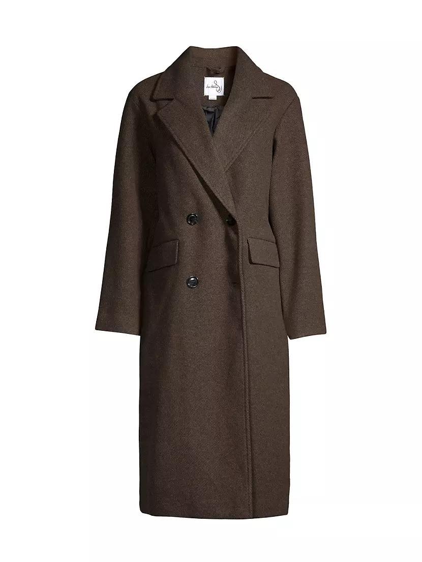 Double-Breasted Long Coat Product Image