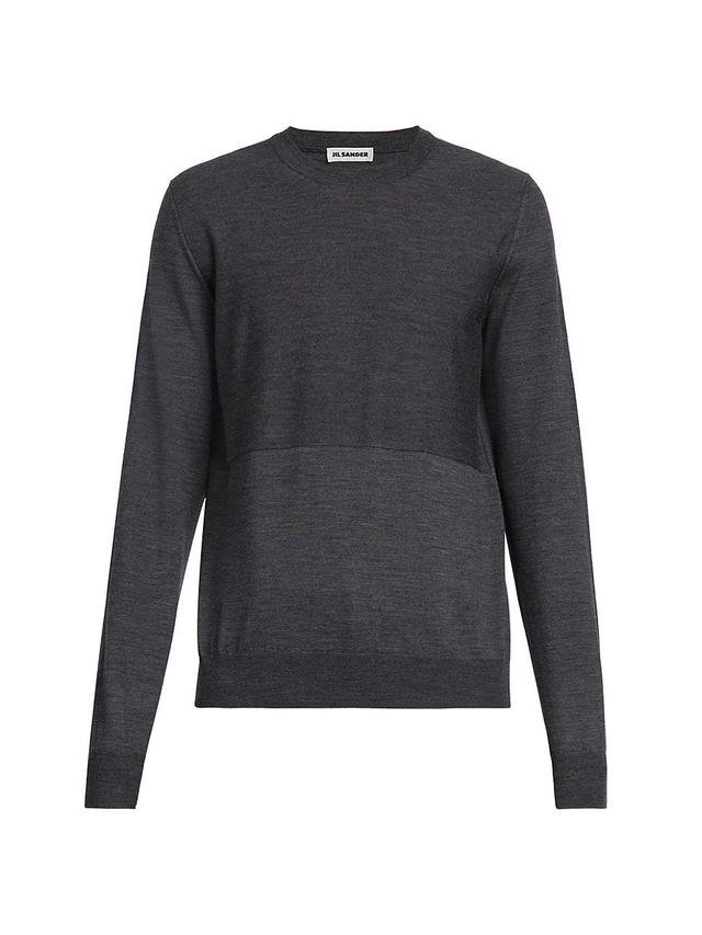 Mens Alpaca-Blend Crewneck Sweater Product Image