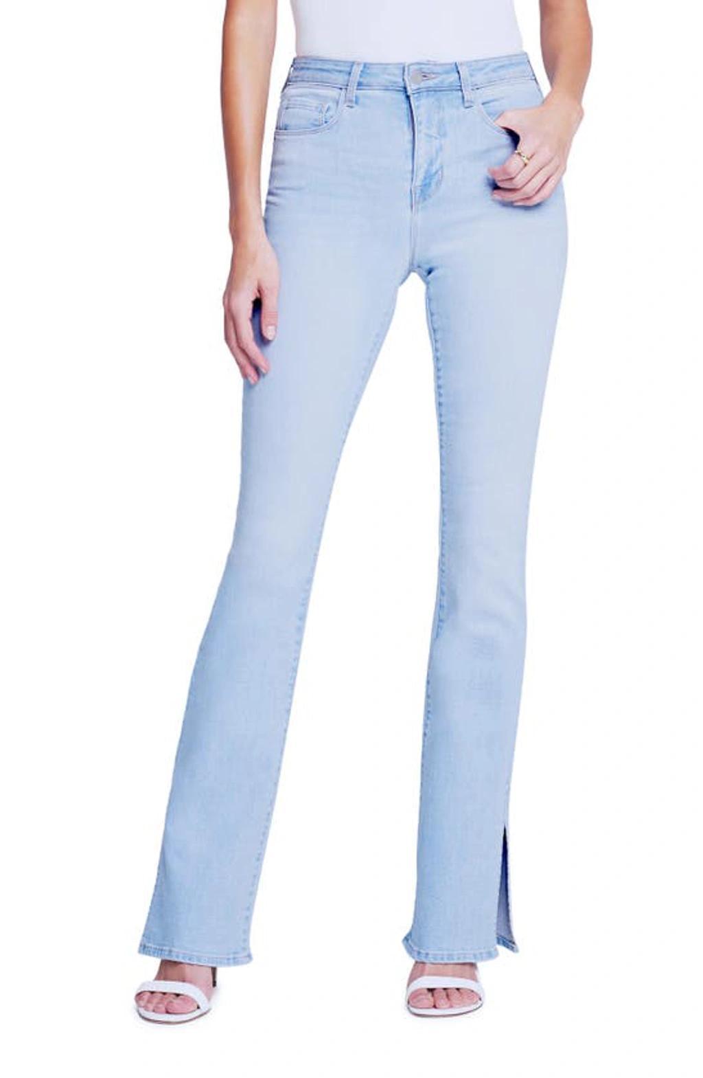 L AGENCE Abilene Jean In Aster product image