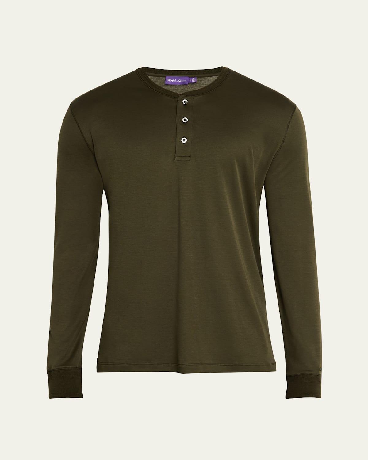 Mens Interlock Henley Shirt product image