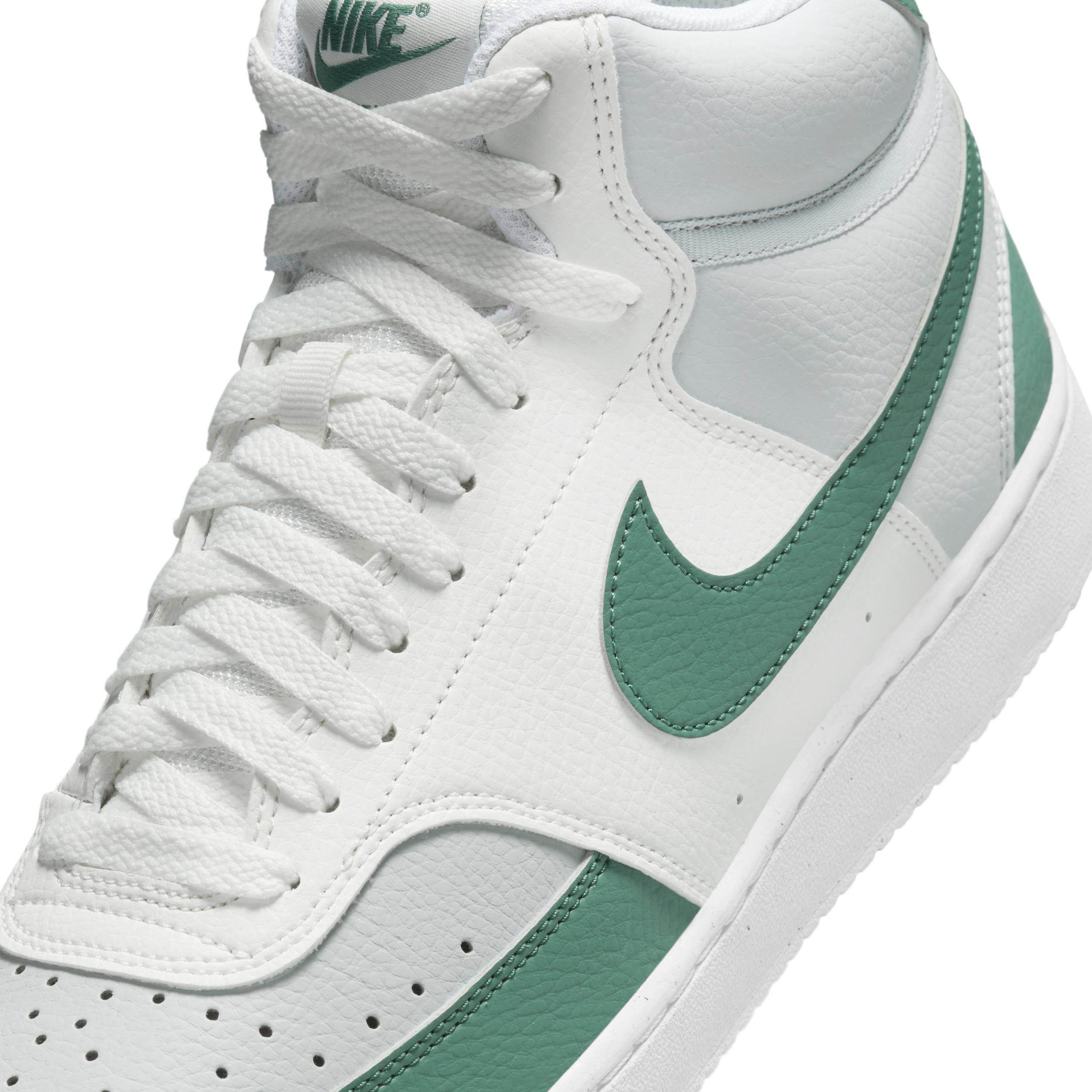 Nike Mens Court Vision Mid Next Nature Casual Sneakers from Finish Line - White Product Image