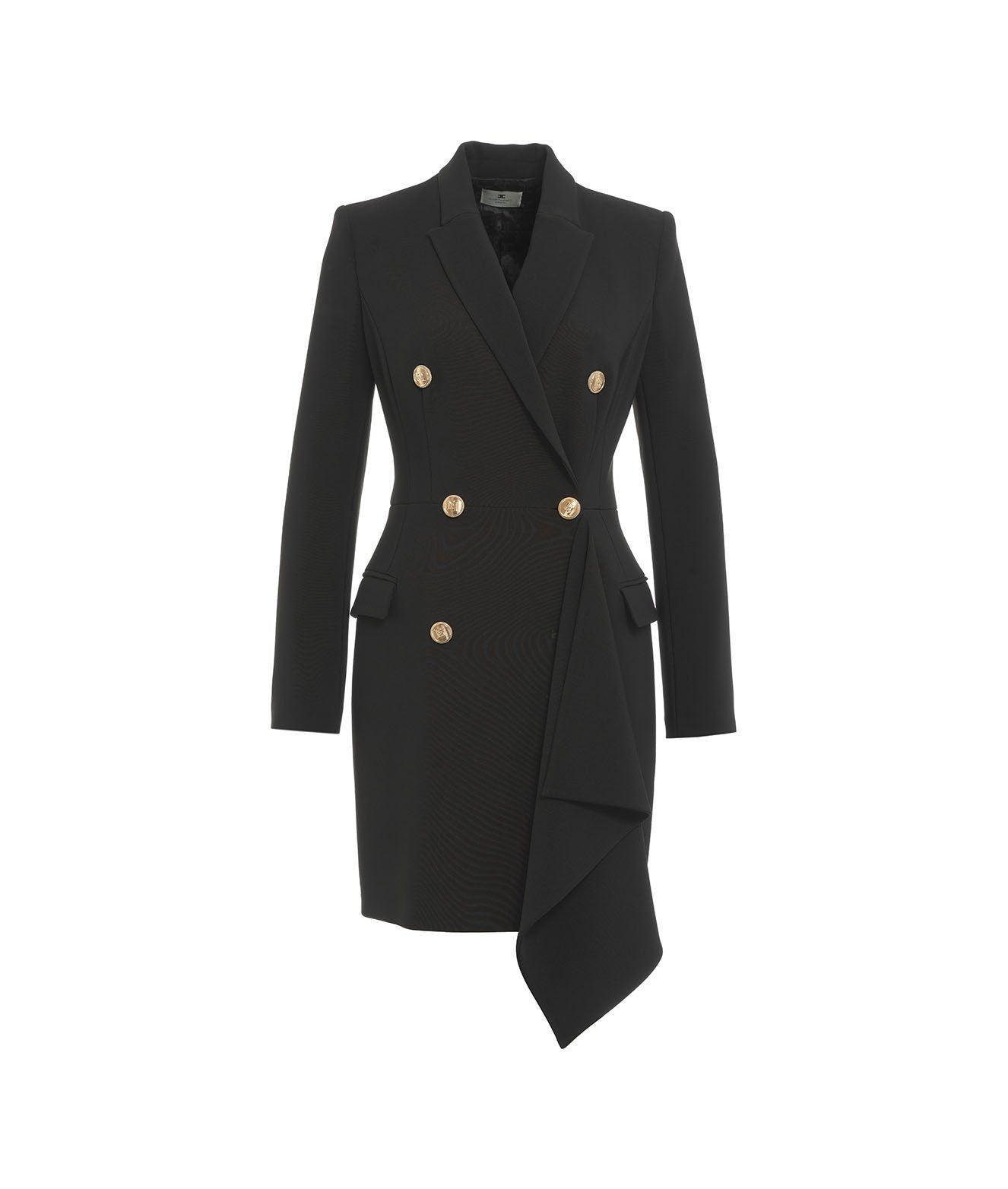 Abito blazer doppiopetto in crêpe Female Product Image