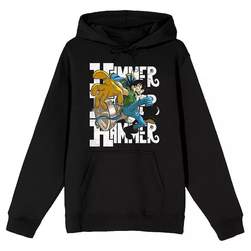 Mens Hammer Stud Battle Stance Graphic Hoodie Product Image