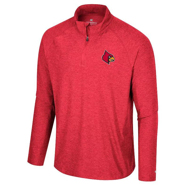 Mens Arizona State Sun Devils Skynet 1/4 Zip Sweatshirt Red Product Image