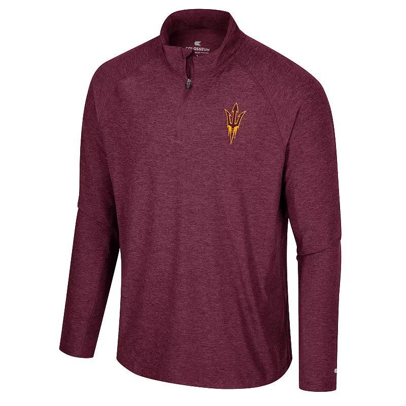 Mens Arizona State Sun Devils Skynet 1/4 Zip Sweatshirt Red Product Image