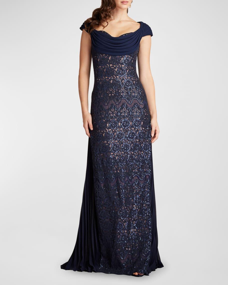 Sweetheart Sequin Lace Gown Product Image