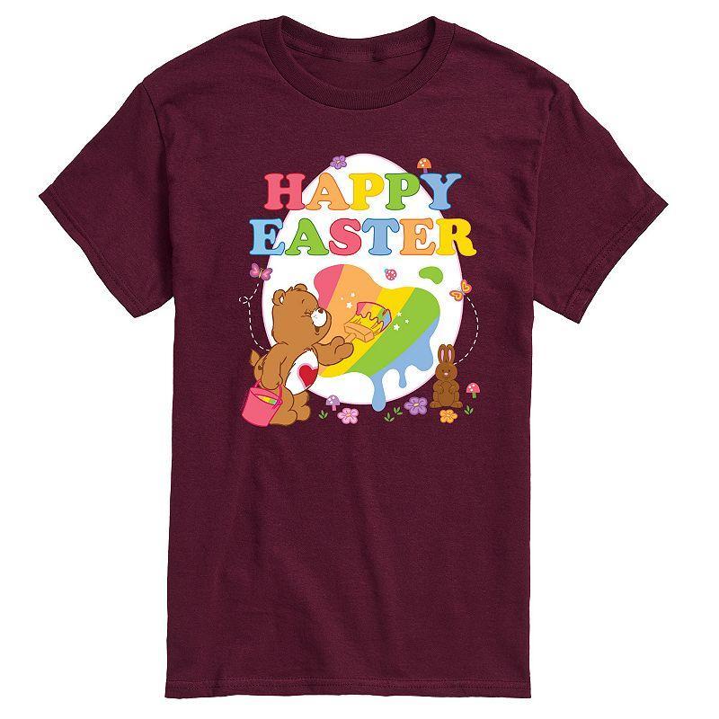 Mens Care Bears Happy Easter Egg Graphic Tee Product Image