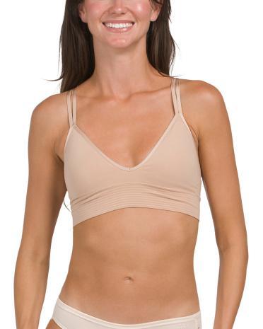 Natural Beauty T-back Bralette for Women | Cotton/Nylon/Elastane Product Image