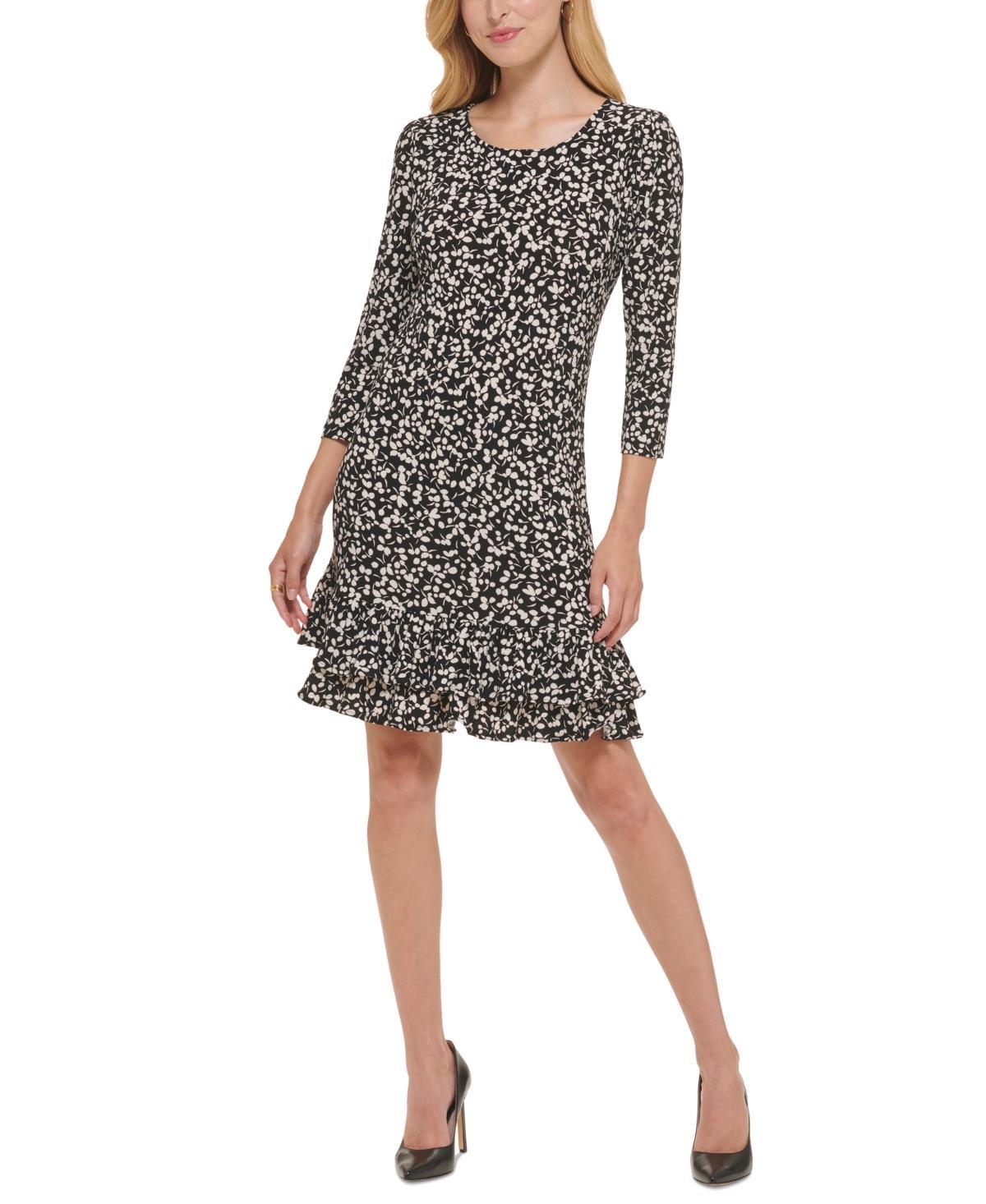 Tommy Hilfiger Womens Printed Shift Dress Product Image