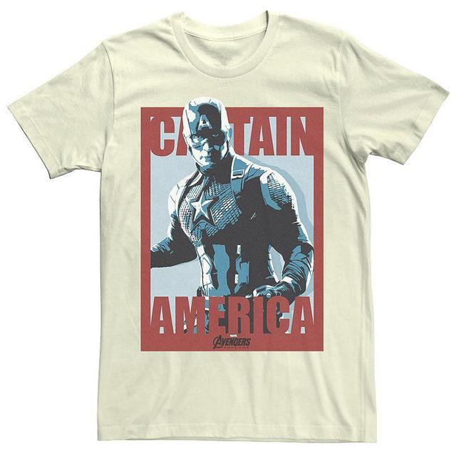 Mens Marvel Avengers Captain America Poster Tee Product Image