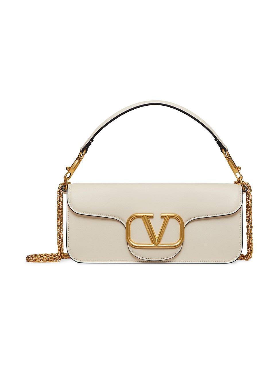 Womens Valentino Garavani Loc Calfskin Shoulder Bag Product Image