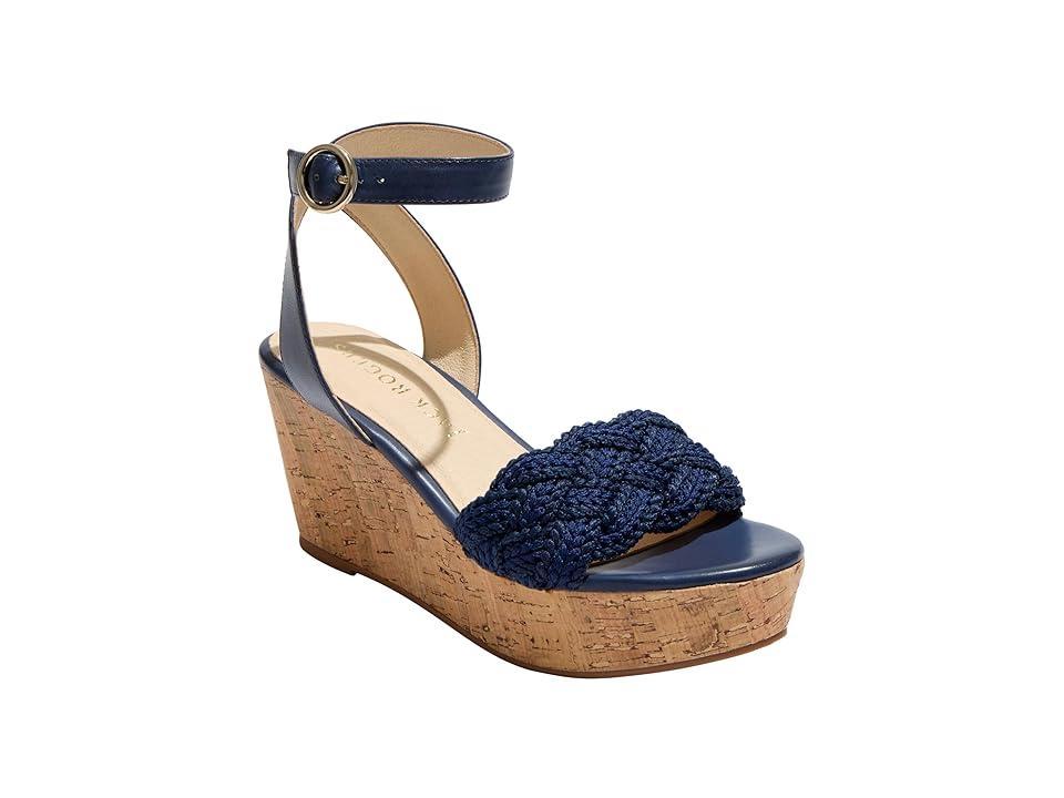 Jack Rogers Dumont Woven Rope Wedge (Midnight) Women's Sandals Product Image