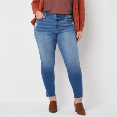 a.n.a - Plus Womens High Rise Skinny Fit Jegging Jean Product Image