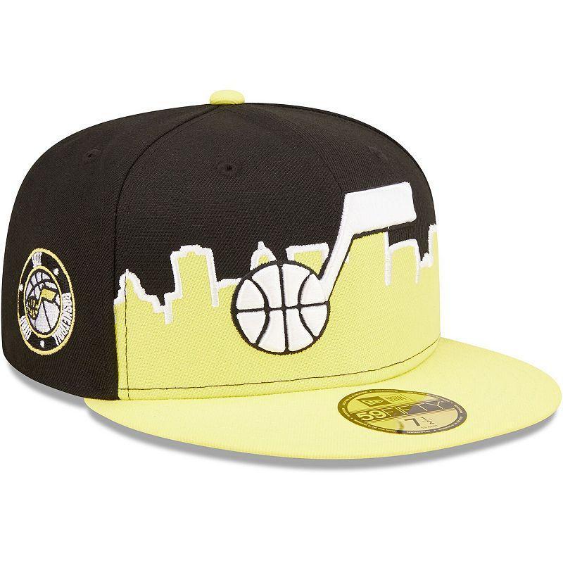 Mens New Era Gold/Black Utah Jazz 2022 Tip-Off 59FIFTY Fitted Hat Product Image