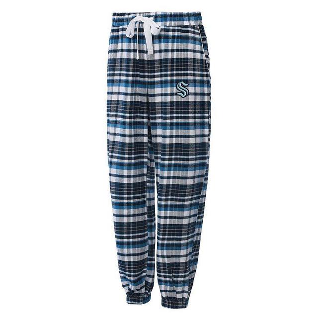 Womens Concepts Sport Deep Sea Blue Seattle Kraken Mainstay Flannel Pants Krk Blue Product Image