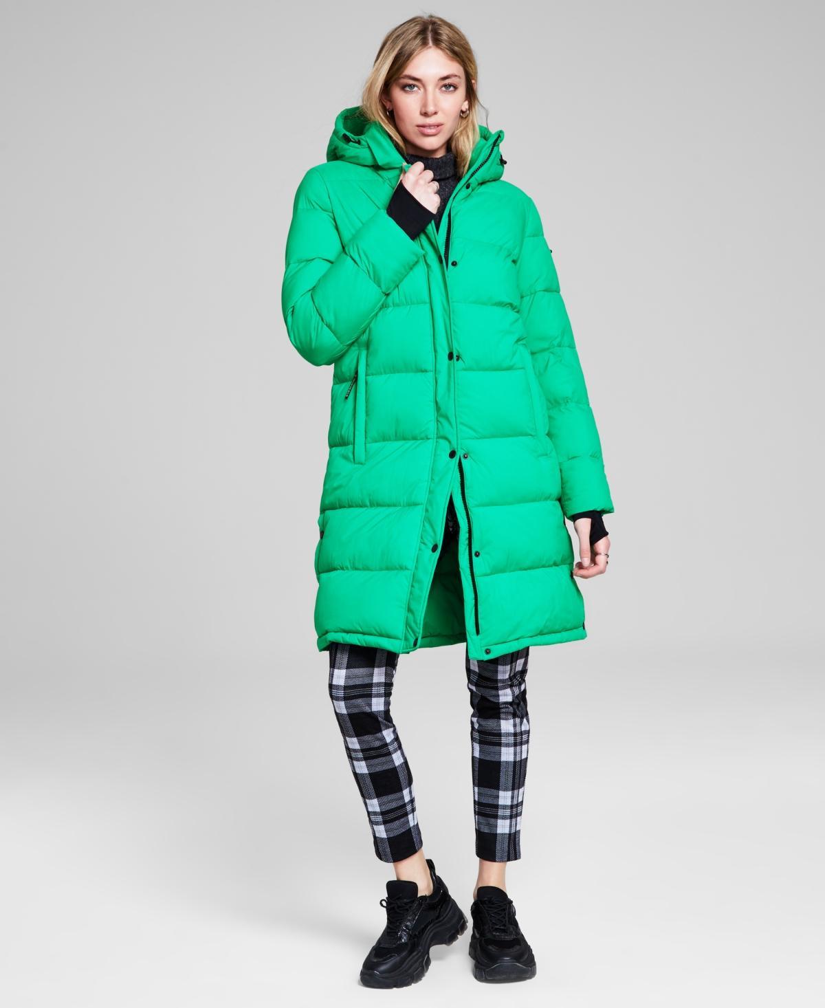 BCBGeneration Womens Hooded Puffer Coat, Created for Macys Product Image