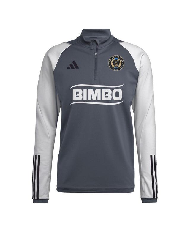 Mens adidas Gray Philadelphia Union 2024 On-Field Aeroready Quarter-Zip Training Top Product Image