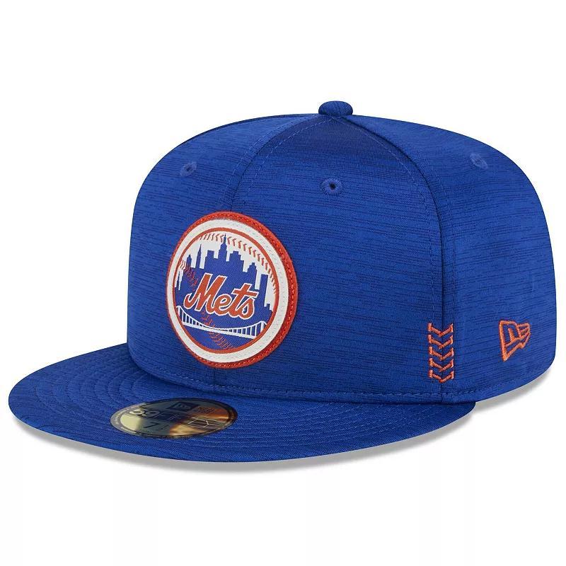 Mens New Era Royal New York Mets 2024 Clubhouse 59FIFTY Fitted Hat Product Image