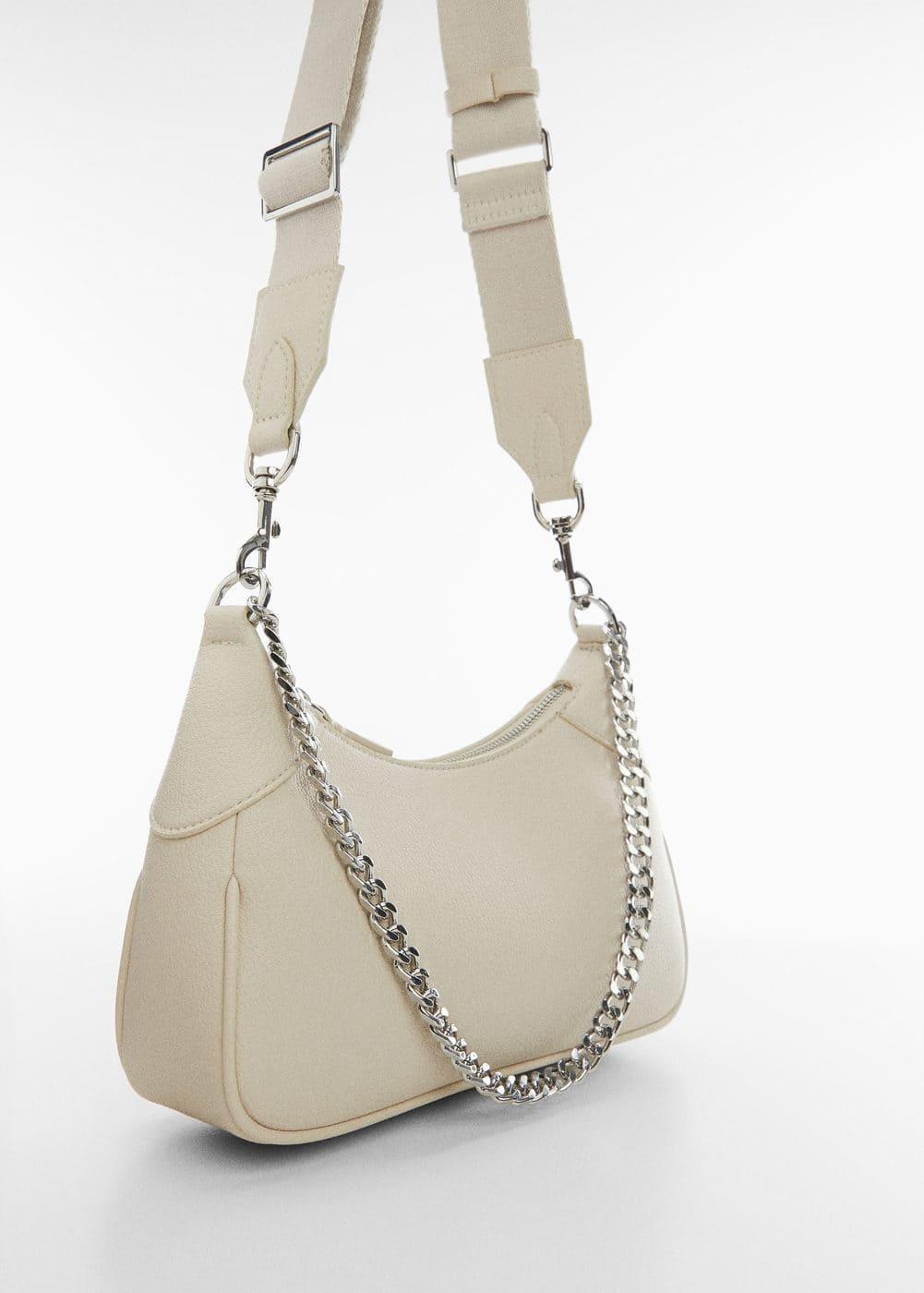 MANGO - Crossbody bag with chain - One size - Women Product Image