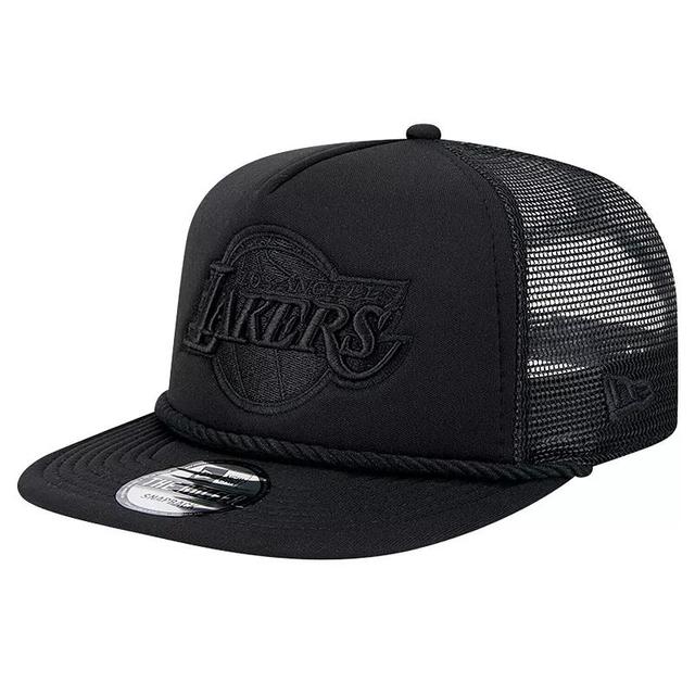 Mens New Era Los Angeles Lakers Tone Foam Meshback Golfer Snapback Hat Product Image