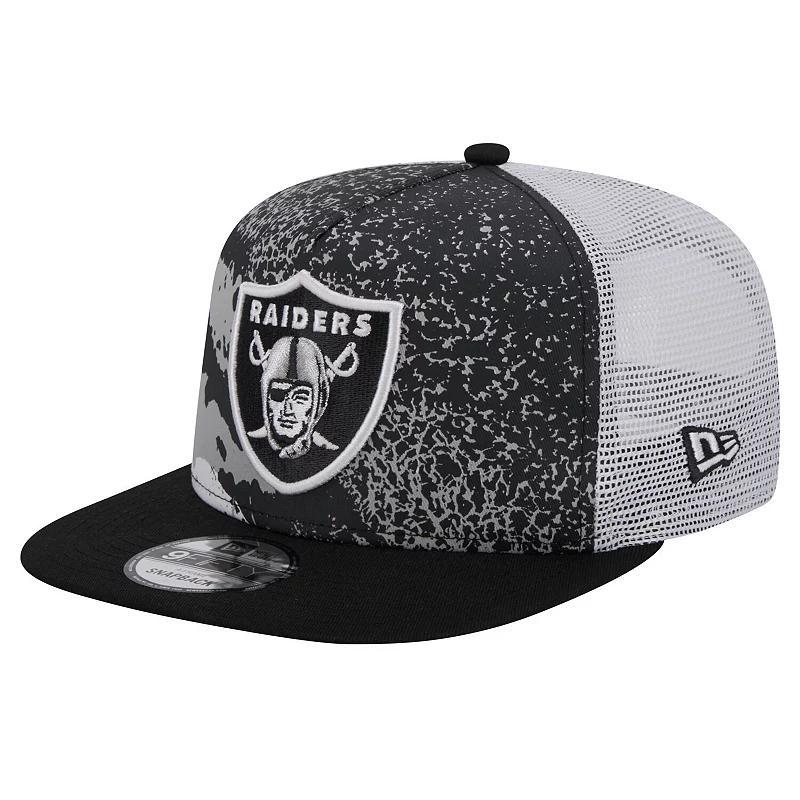 Mens New Era Las Vegas Raiders Court Sport 9FIFTY Snapback Hat Product Image