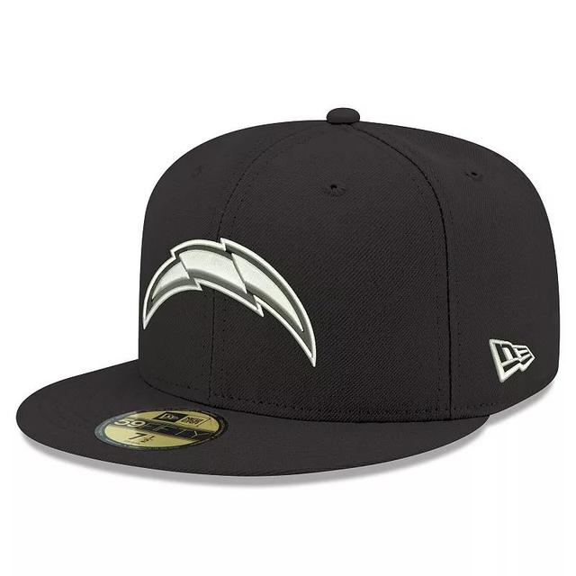 Mens New Era Los Angeles Chargers B-Dub Logo 59FIFTY Fitted Hat Product Image