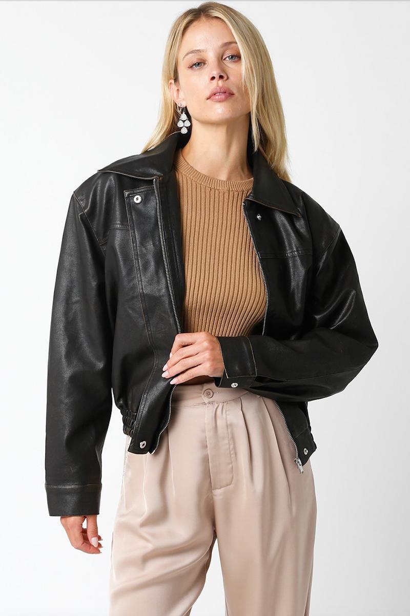 Faux Leather Jacket product image