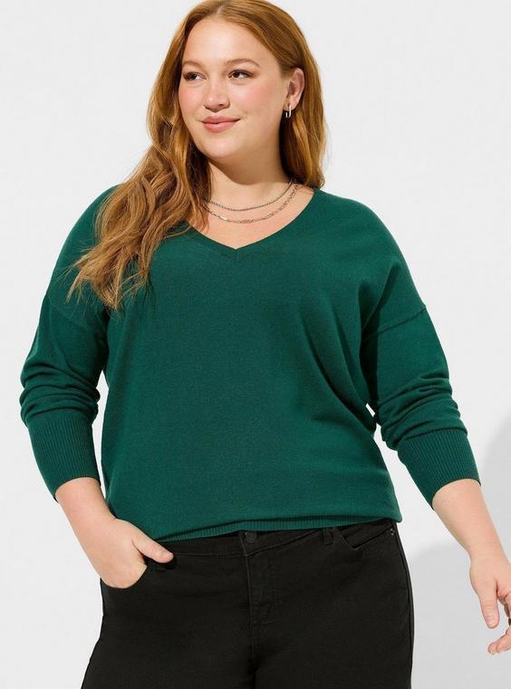 Everyday Soft Pullover Tunic Crew Sweater Product Image