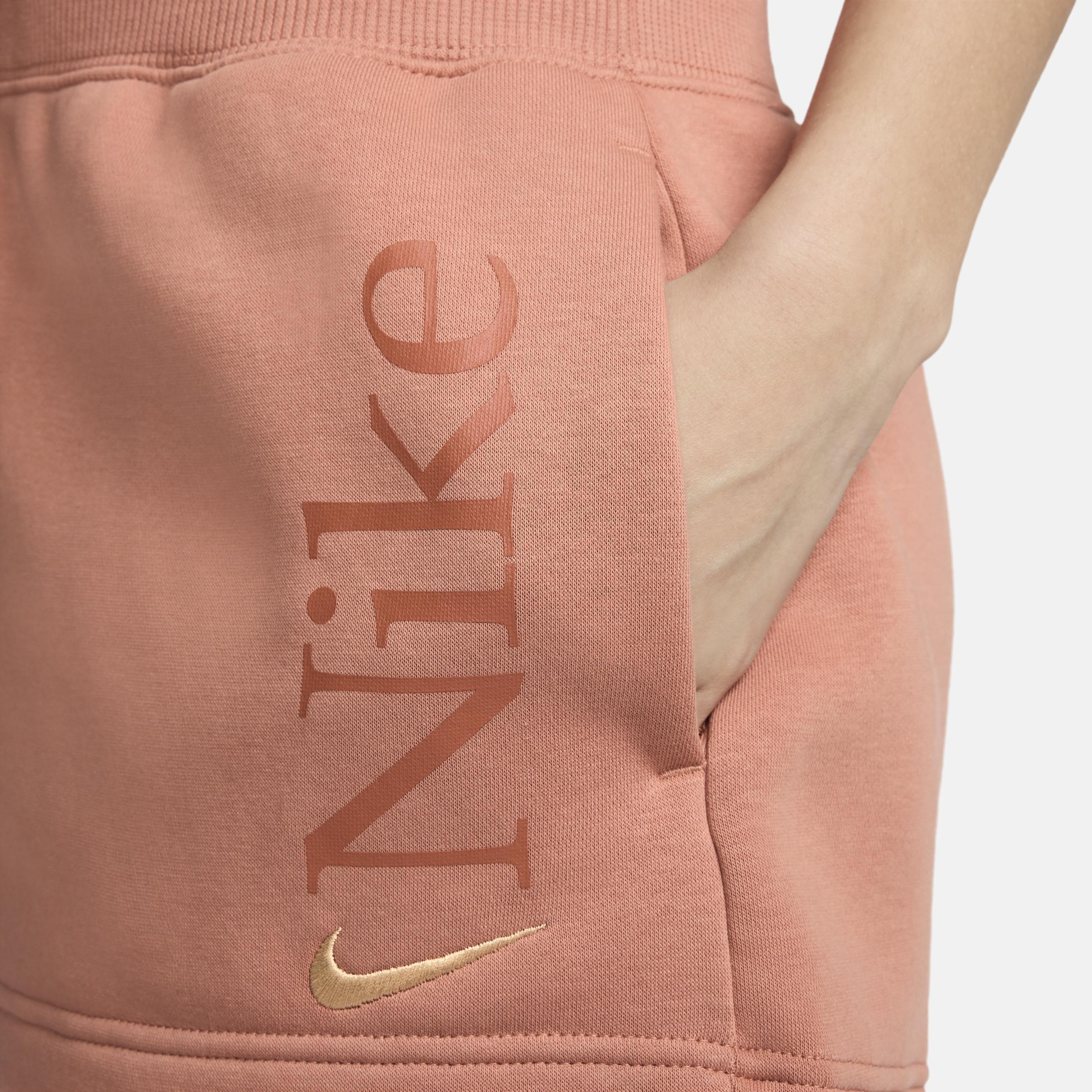 Women's Nike Sportswear Phoenix Fleece Loose High-Waisted 2" Logo Shorts Product Image