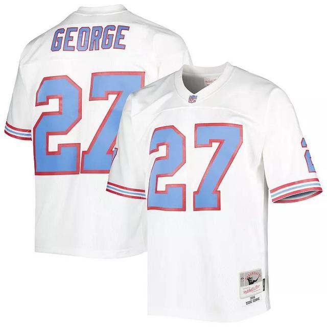 Mens Mitchell & Ness Eddie George White Houston Oilers 1996 Legacy Replica Jersey Product Image