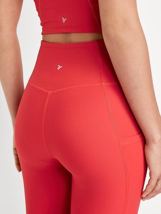 High-Waisted PowerSoft Crop Leggings Product Image