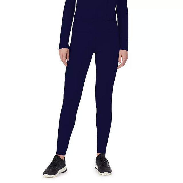 Womens Cuddl Duds Under Scrubs Leggings Blue Product Image