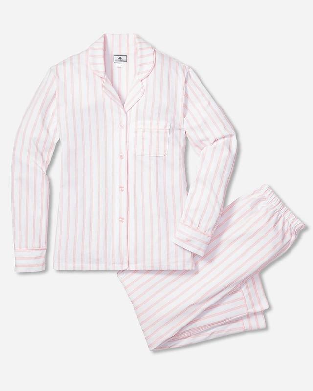 Petite Plume™ women's luxe Pima cotton pajama set in stripe Product Image