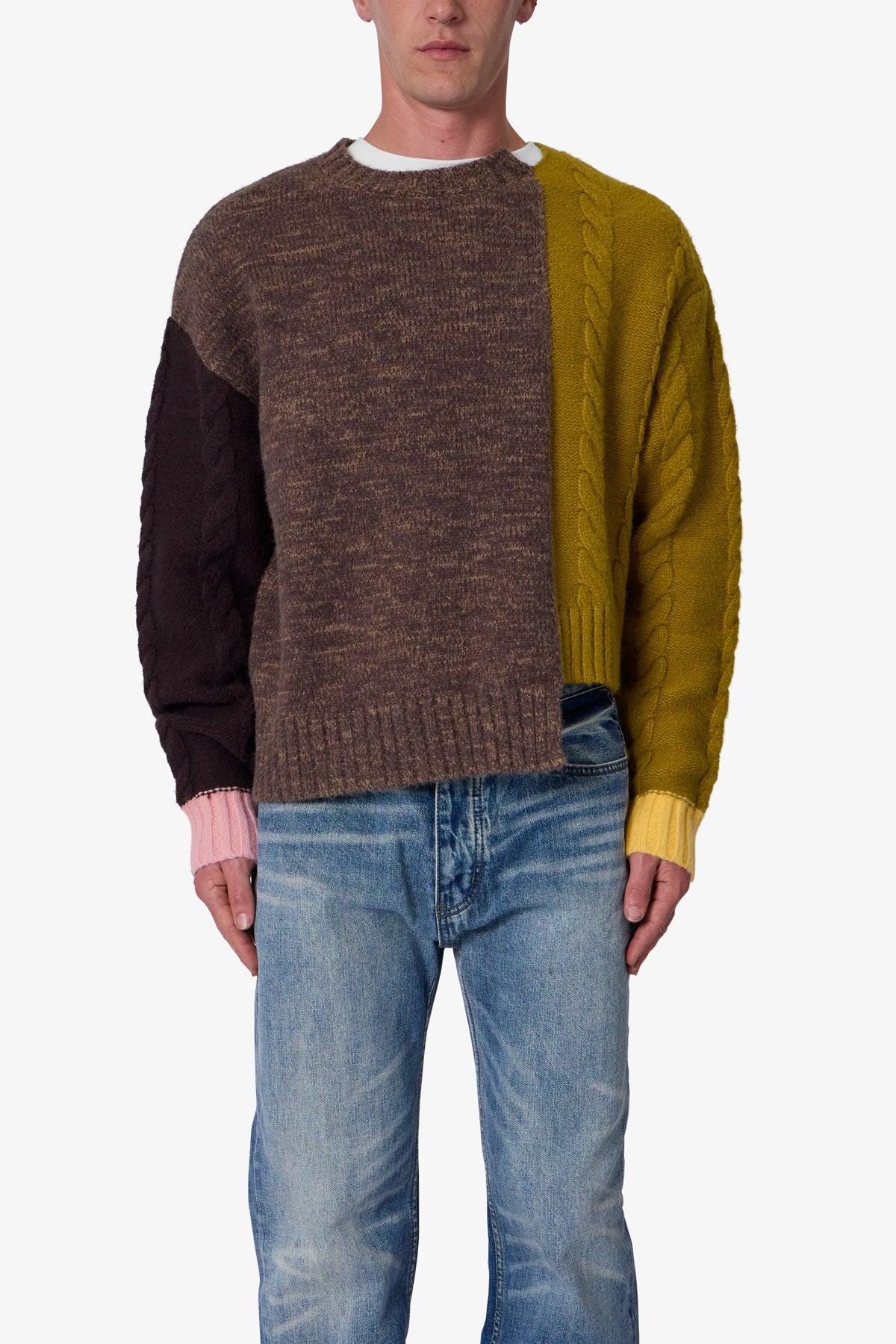 Mix Match Knitted Sweater - Multi Product Image