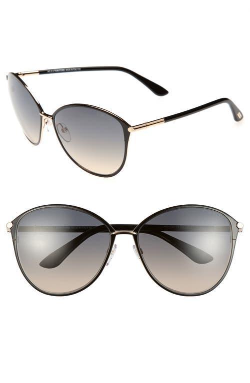 TOM FORD Penelope 59mm Gradient Cat Eye Sunglasses Product Image